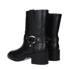 Stuart Weitzman Black Leather Ankle Boots - EU37.5/US7.5