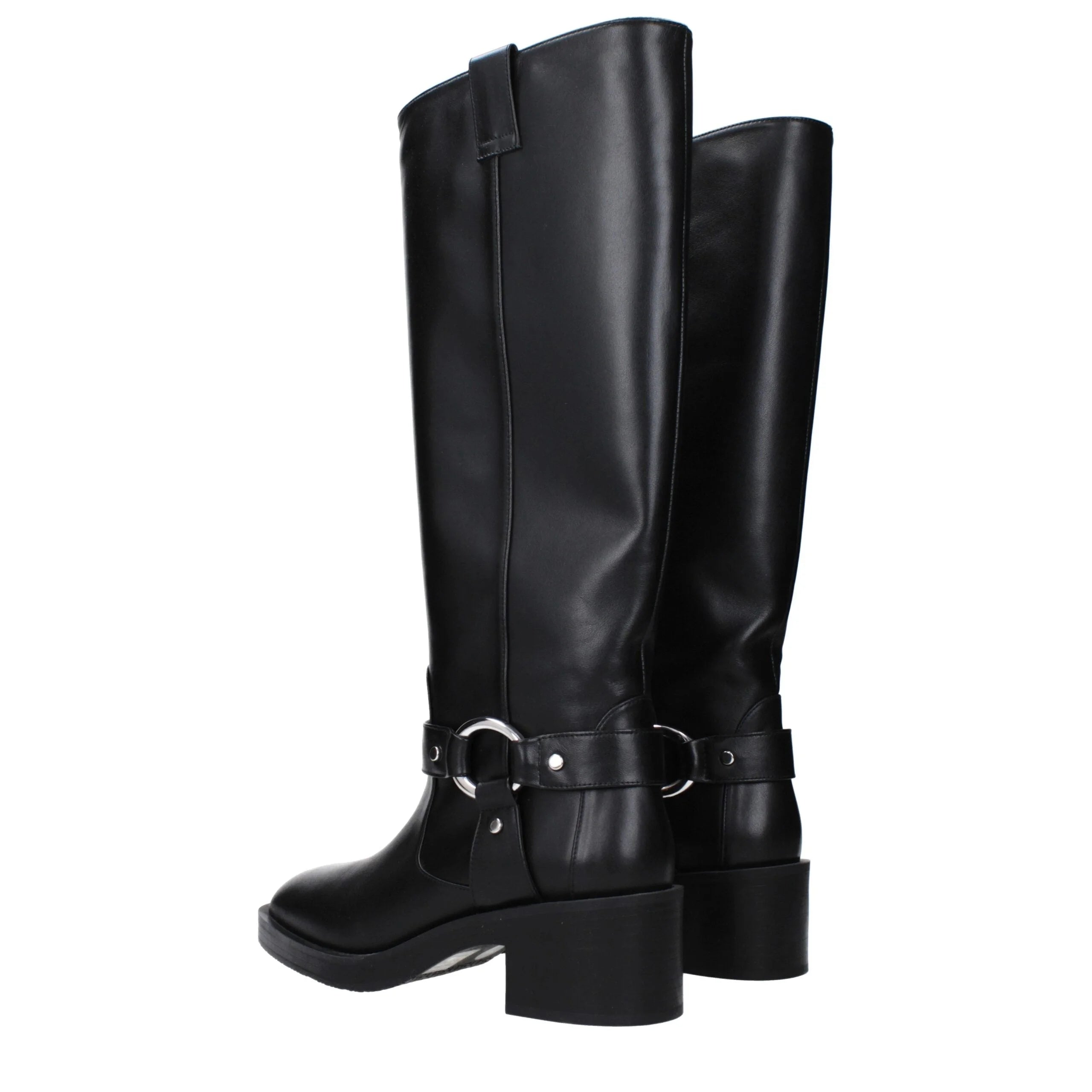 Stuart Weitzman Black Leather High Heel Boots - EU36.5/US6.5