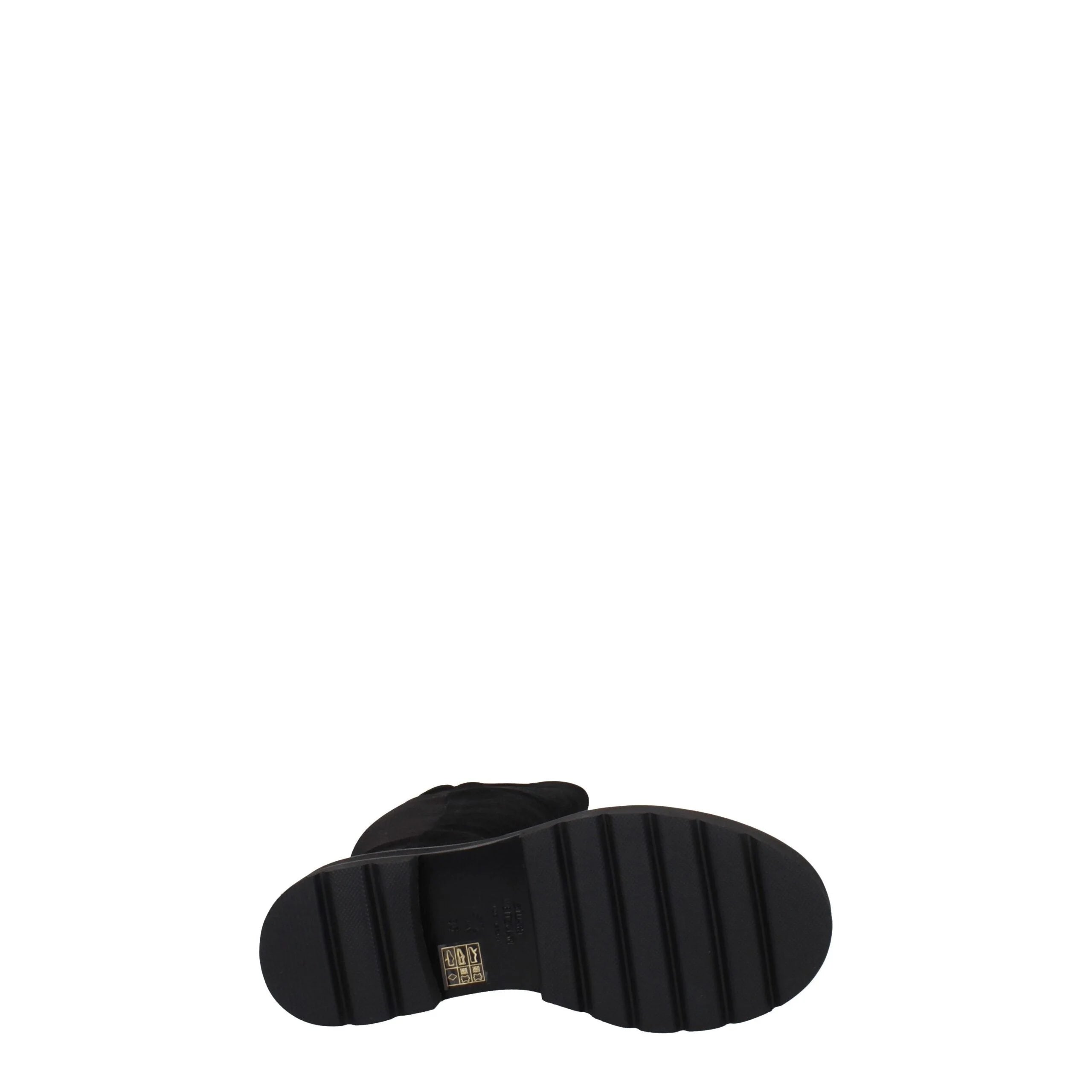 Stuart Weitzman Black Leather Over The Knee - EU35.5/US5.5