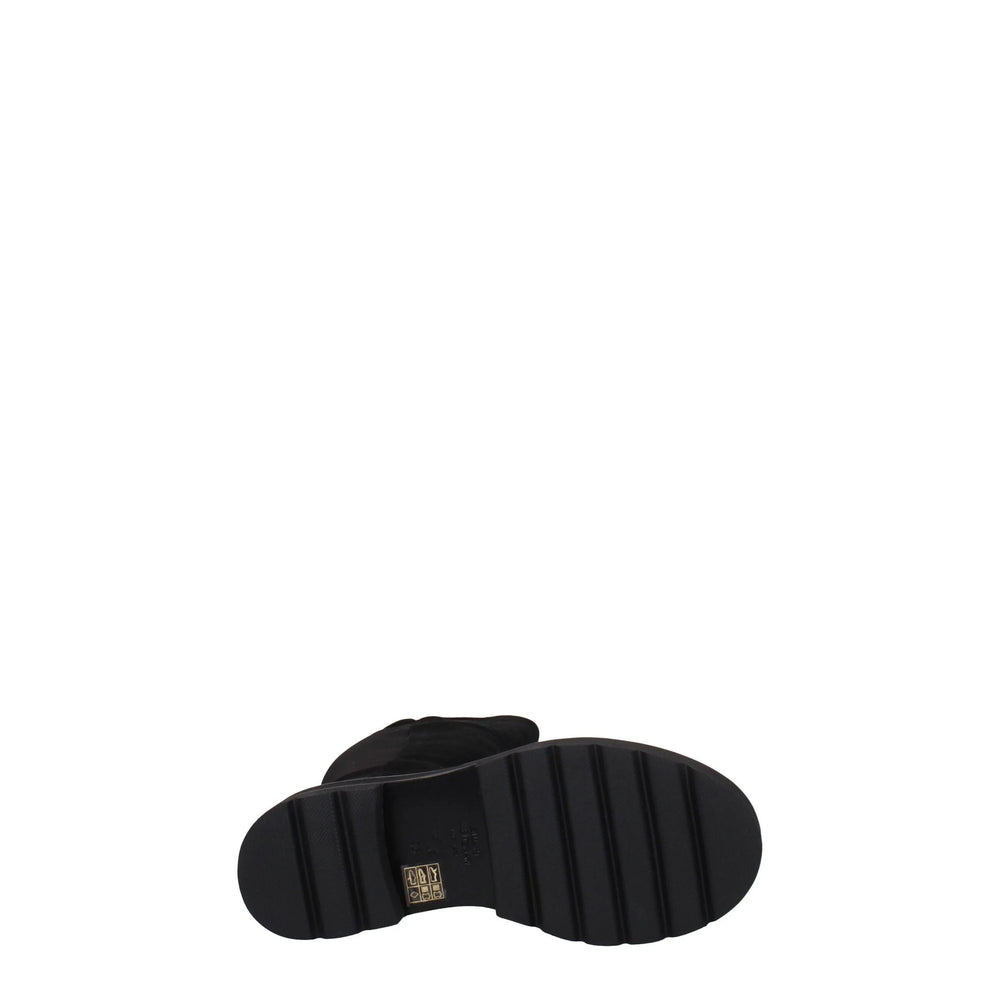 Stuart Weitzman Black Leather Over The Knee - EU35.5/US5.5