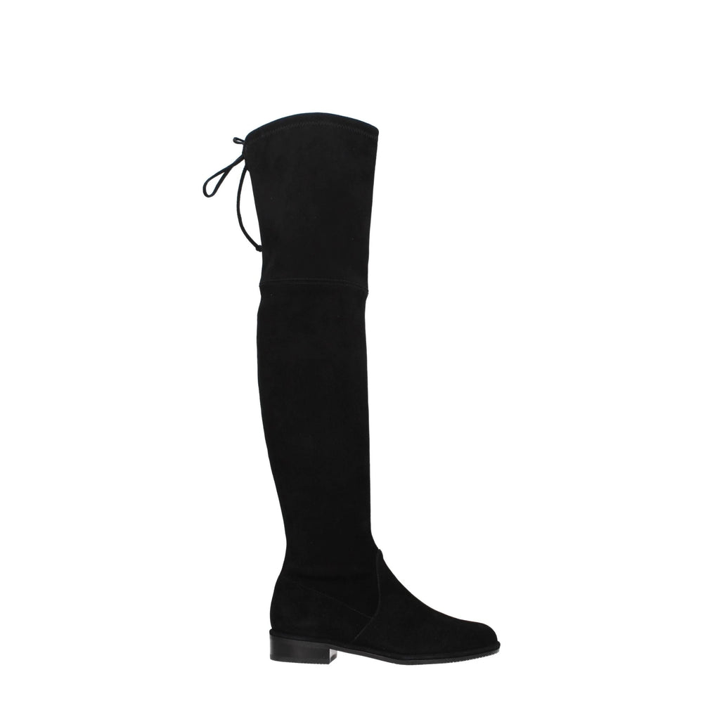 Stuart Weitzman Black Leather Over The Knee - EU35/US5 - Boots