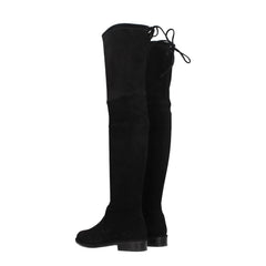 Stuart Weitzman Black Leather Over The Knee - EU35/US5 - Boots