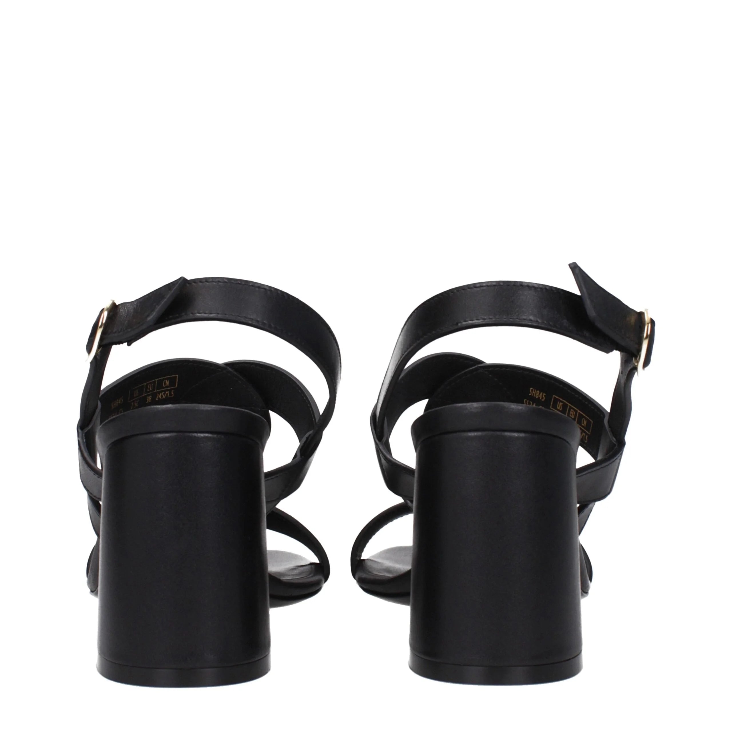 Stuart Weitzman Black Leather Platforms