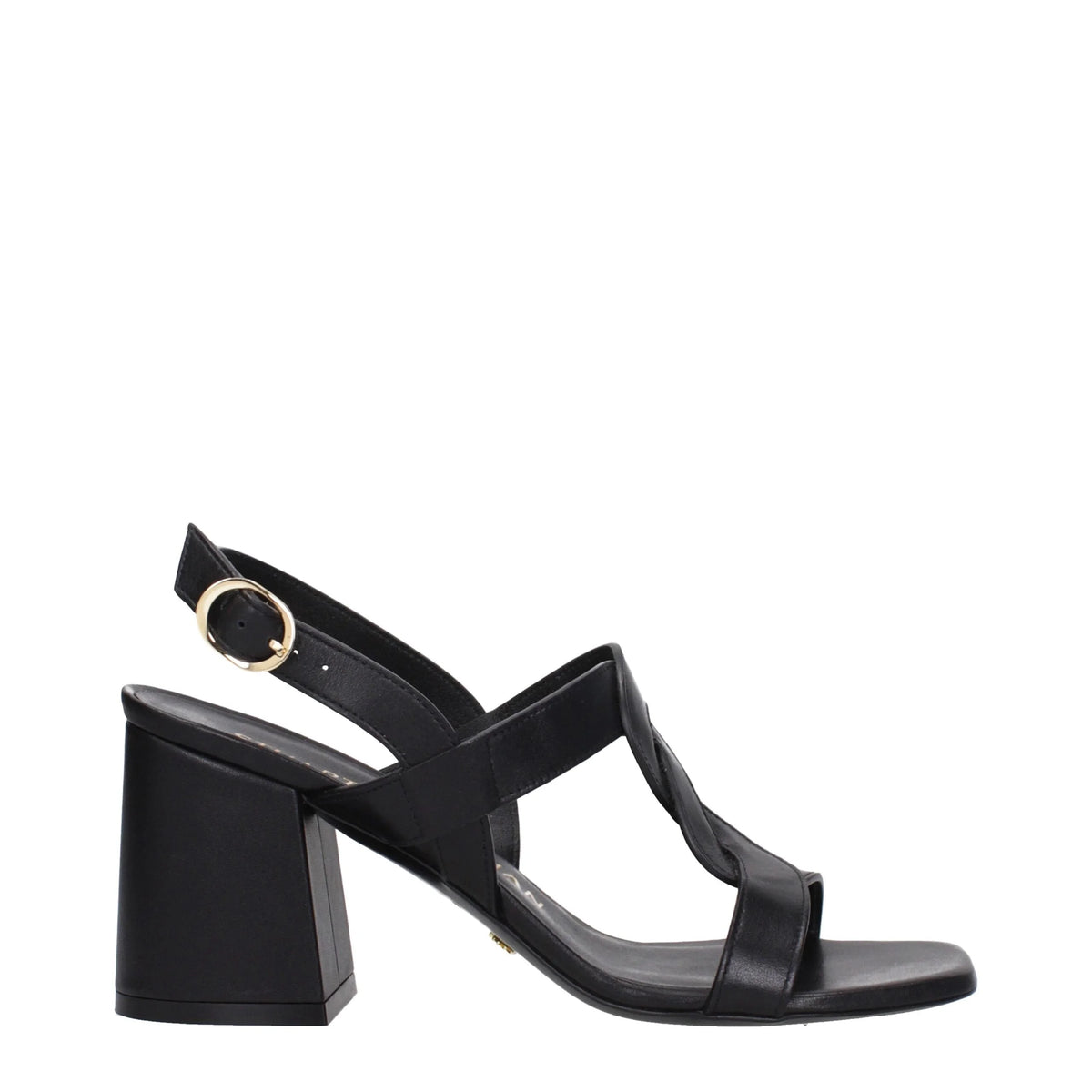 Stuart Weitzman Black Leather Platforms