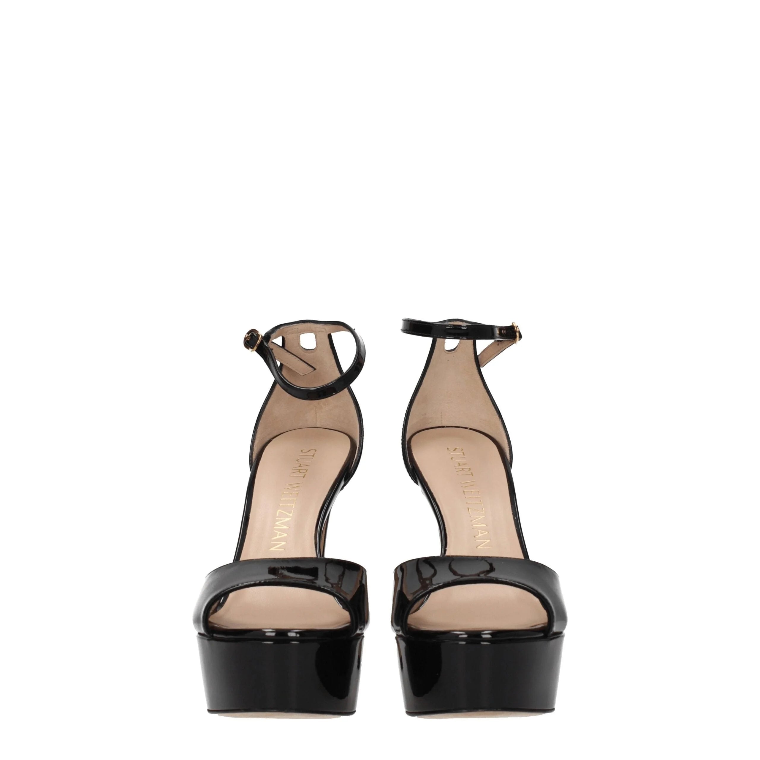Stuart Weitzman Black Leather Platforms - EU40/US10