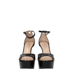 Stuart Weitzman Black Leather Platforms - EU40/US10