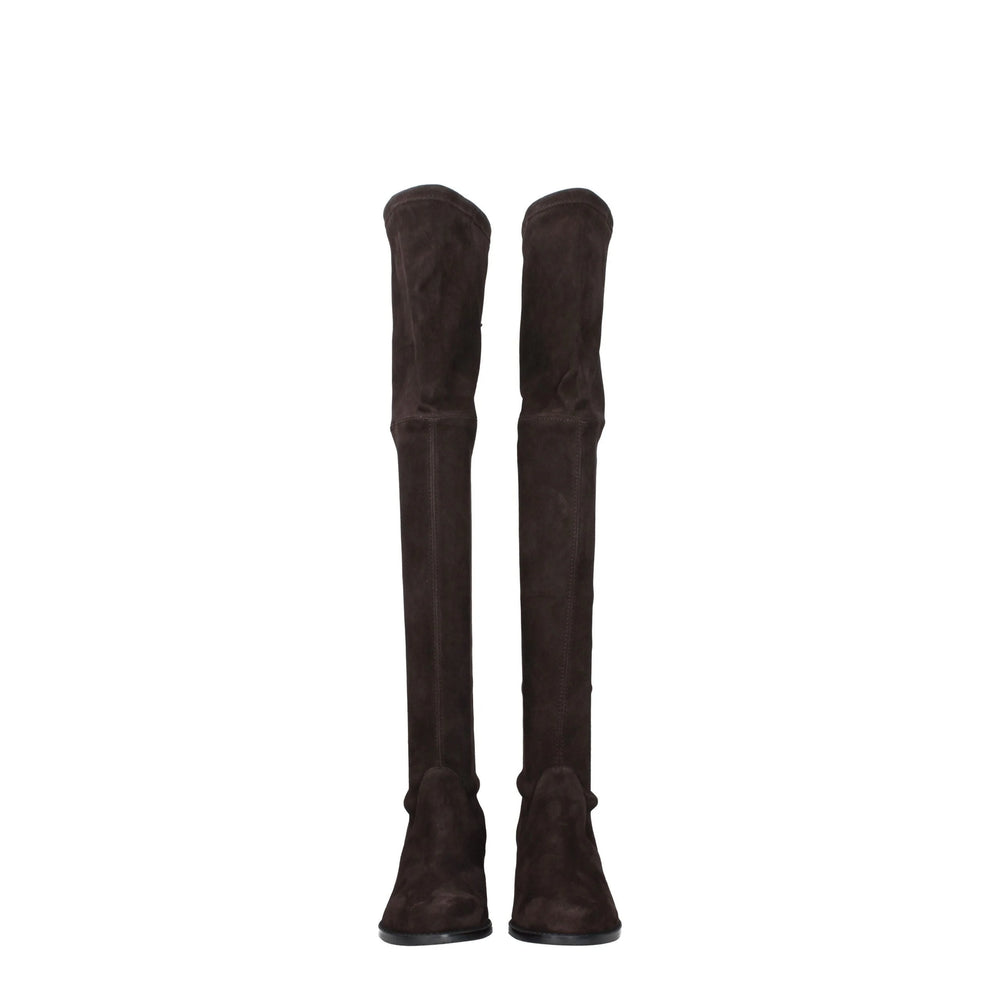 Stuart Weitzman Brown Leather Over The Knee