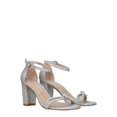 Stuart Weitzman Gray Fabric Platforms