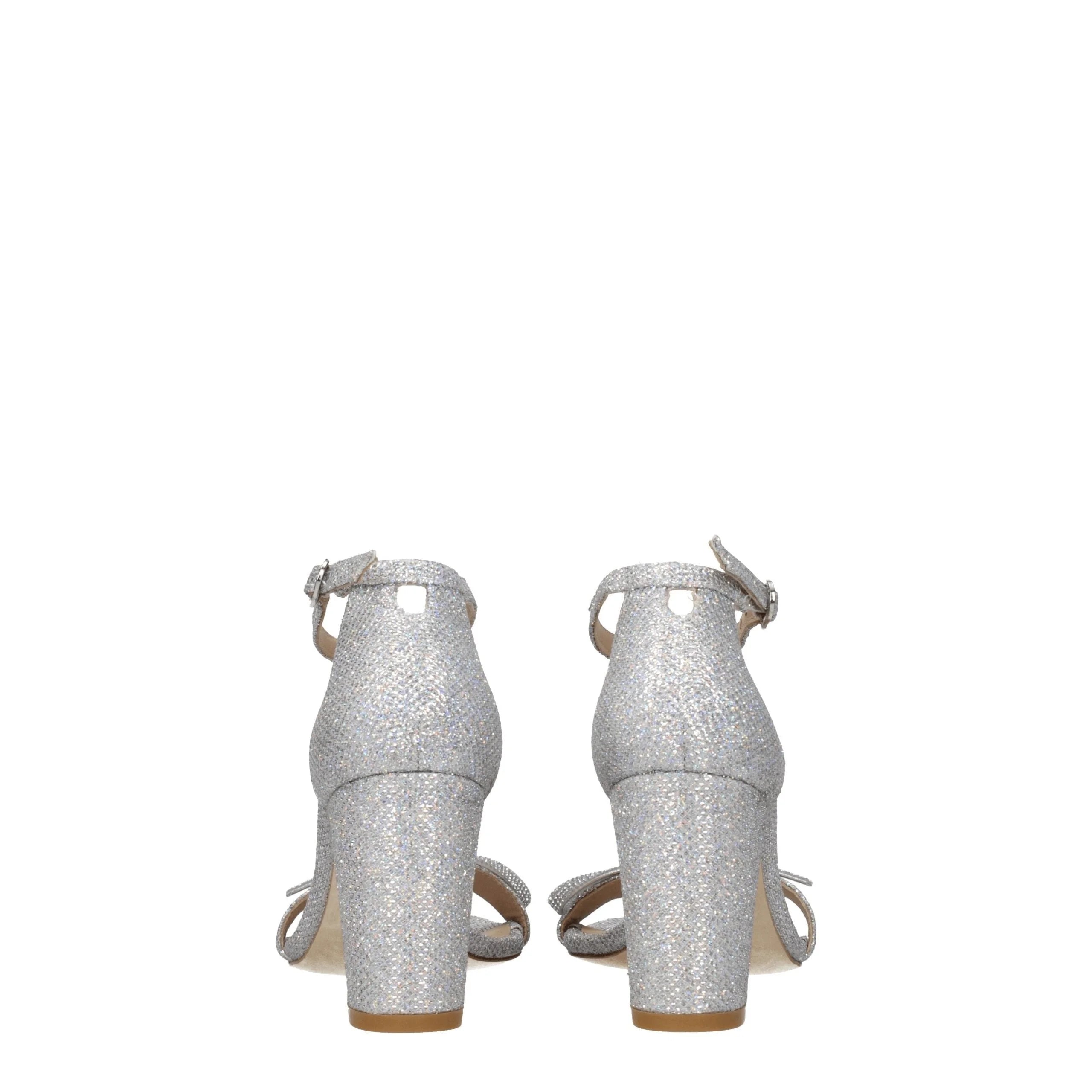 Stuart Weitzman Gray Fabric Platforms