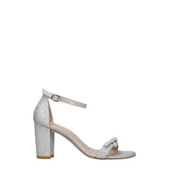 Stuart Weitzman Gray Fabric Platforms