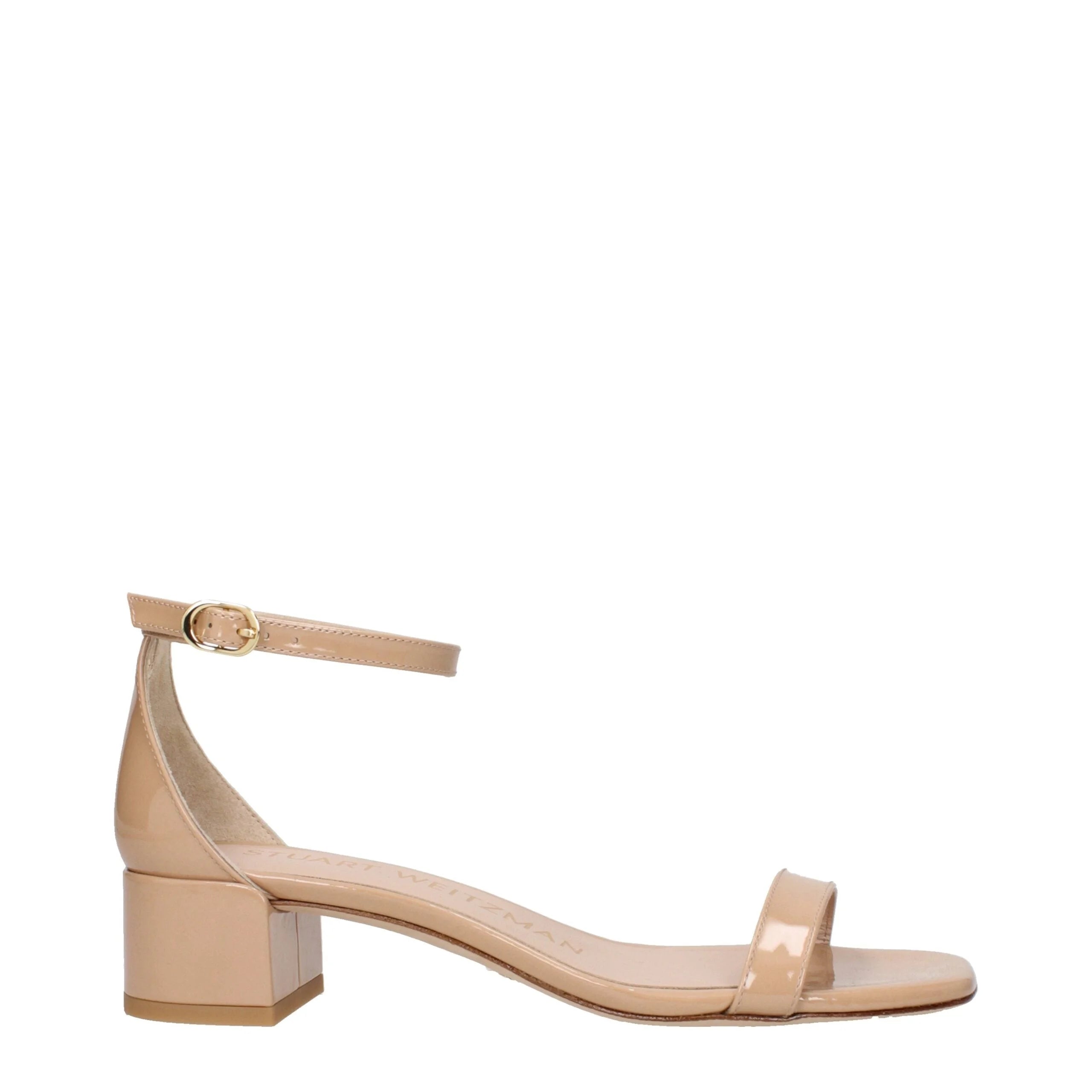 Stuart Weitzman Pink Leather Flat Sandals - EU36/US6