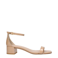 Stuart Weitzman Pink Leather Flat Sandals - EU36/US6