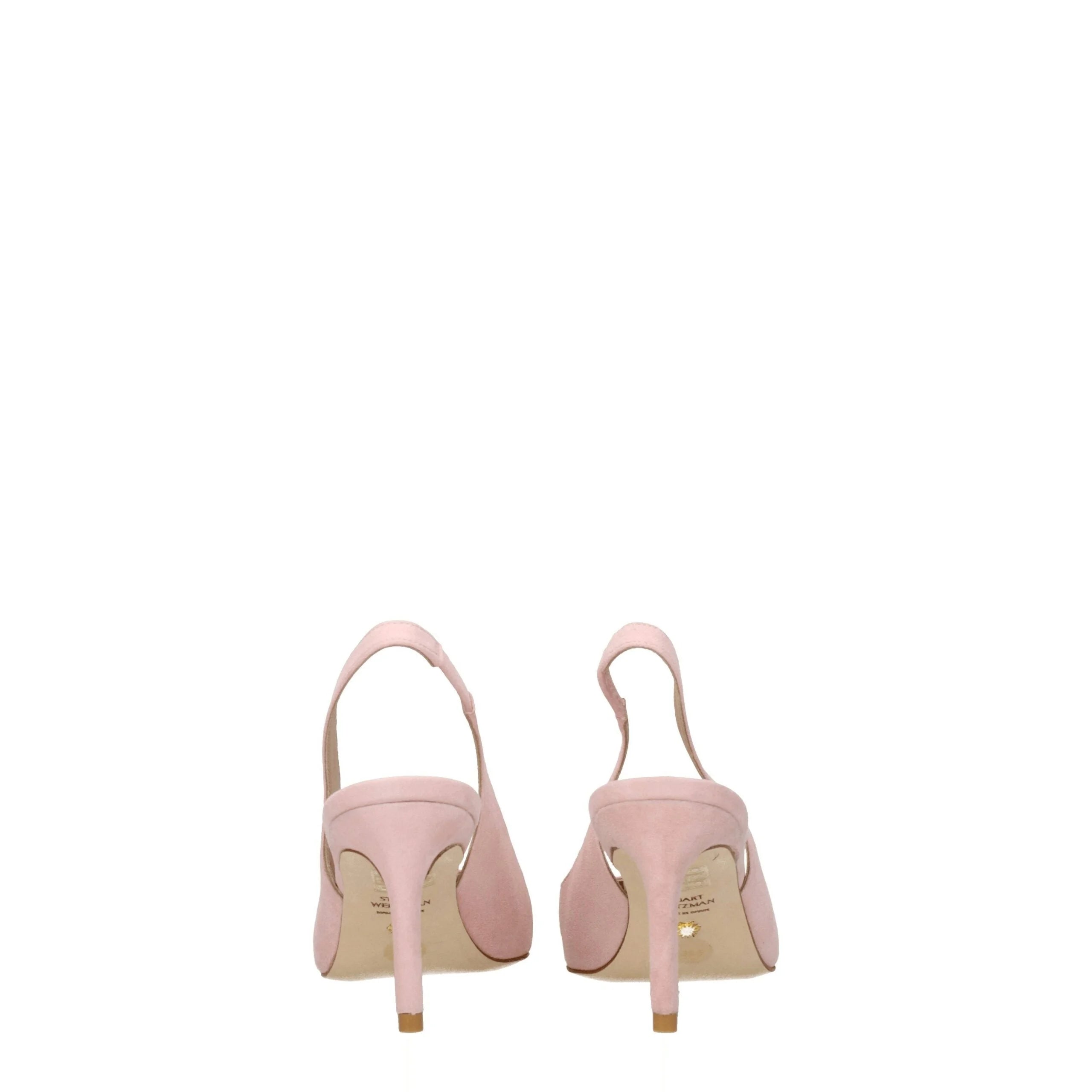 Stuart Weitzman Pink Leather Mid Heel Pumps - EU35.5/US5.5