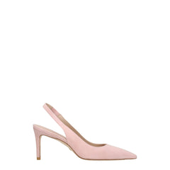 Stuart Weitzman Pink Leather Mid Heel Pumps - EU35.5/US5.5