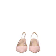 Stuart Weitzman Pink Leather Mid Heel Pumps - EU35.5/US5.5