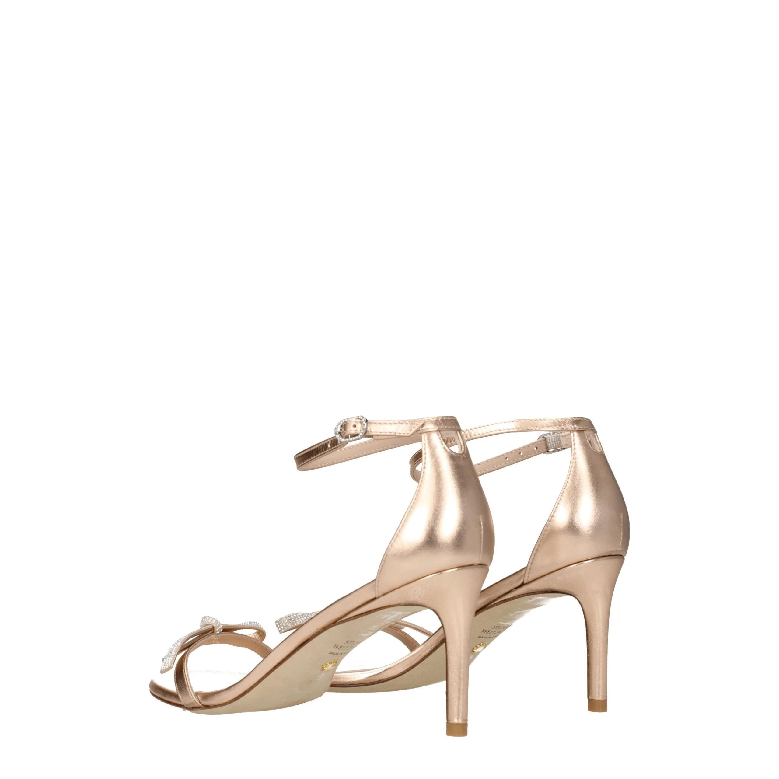 Stuart Weitzman Pink Leather Stiletto Heels Sandals - EU36.5/US6.5