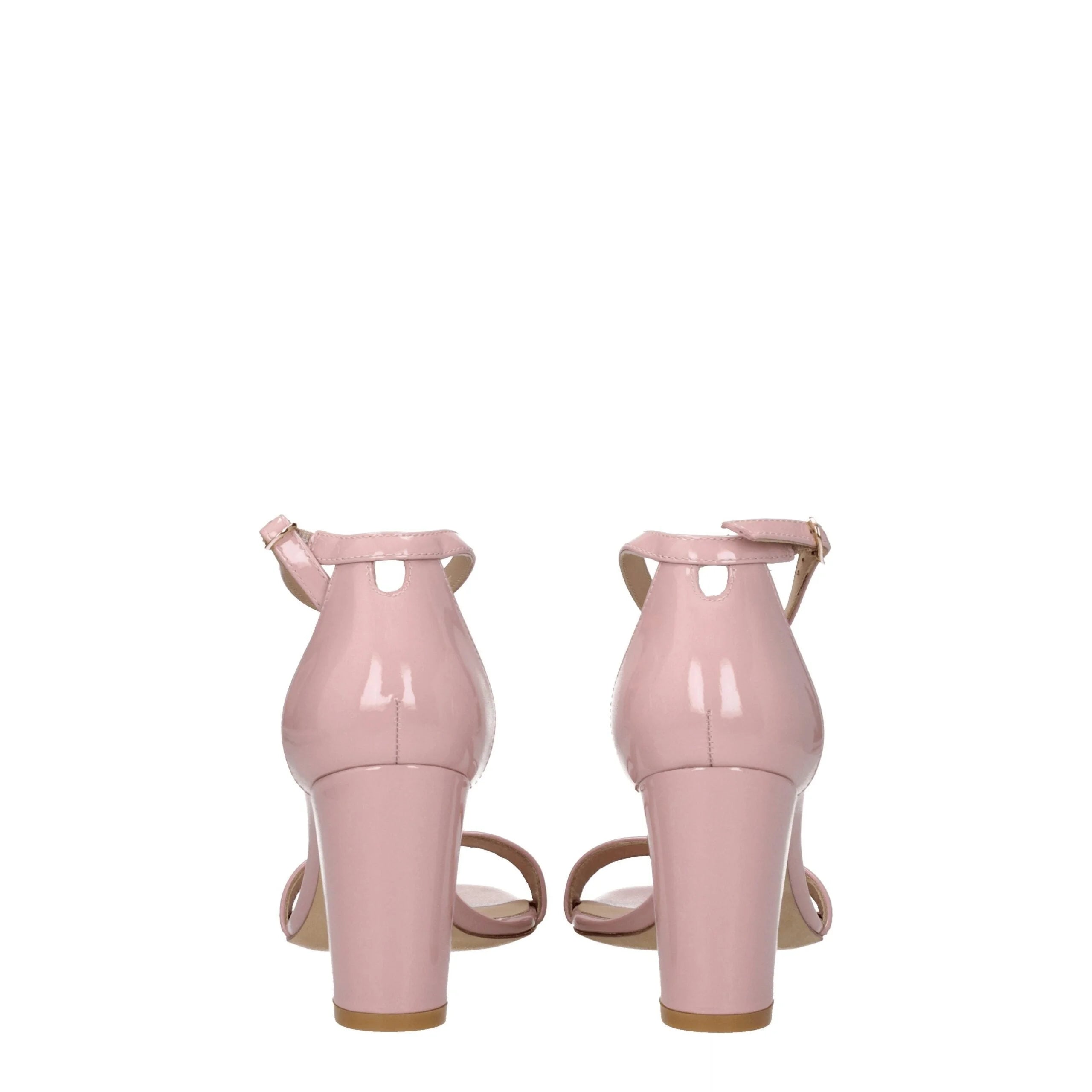 Stuart Weitzman Pink Leather Stiletto Heels Sandals - EU40/US10