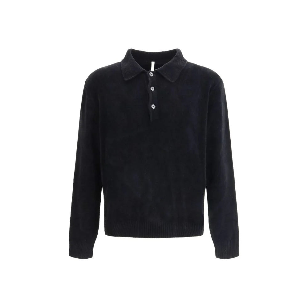 Sunflower Black Cotton Polo Shirt