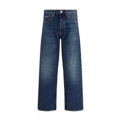 Sunflower Blue Cotton Relaxed Fit Jeans