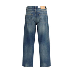Sunflower Blue Cotton Relaxed Fit Jeans