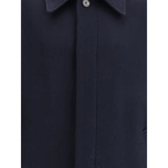 Sunflower Blue Fleece Wool Coat