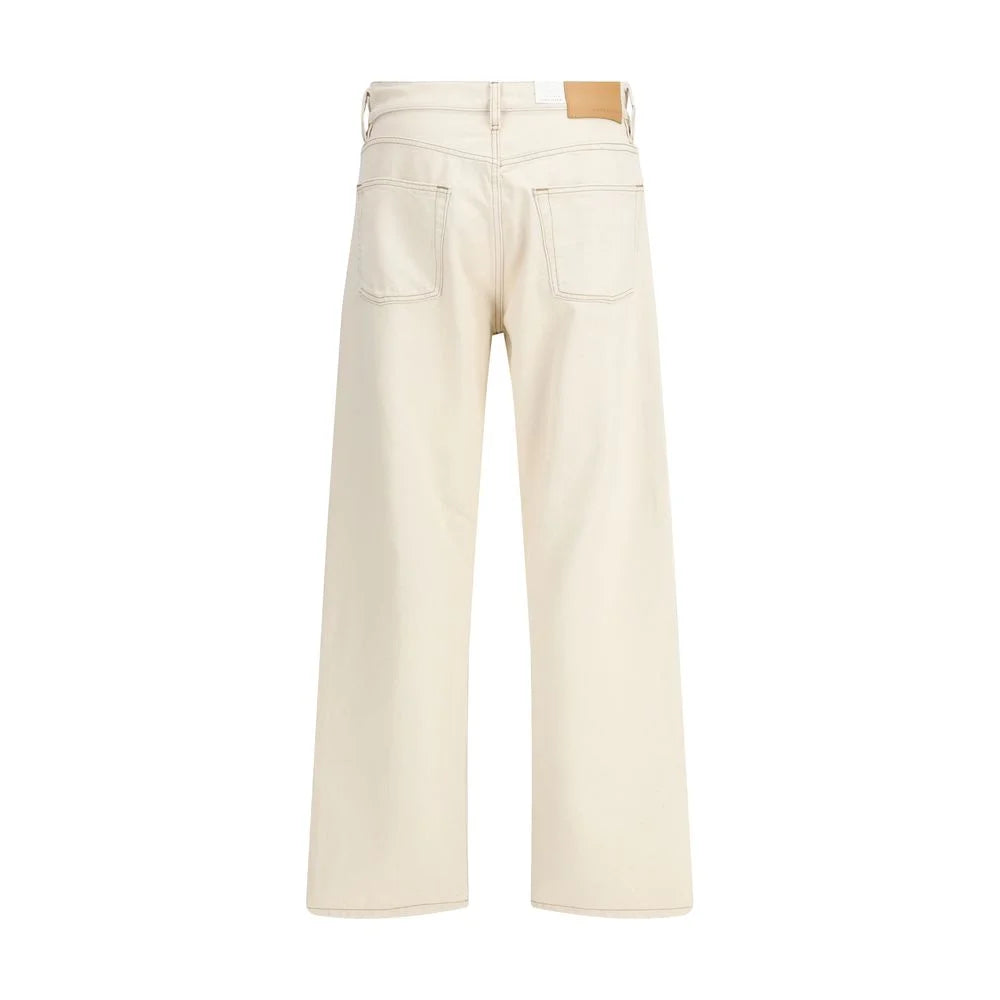 Sunflower Cream Cotton Relaxed Fit Jeans