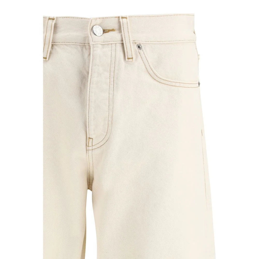 Sunflower Cream Cotton Relaxed Fit Jeans - W31