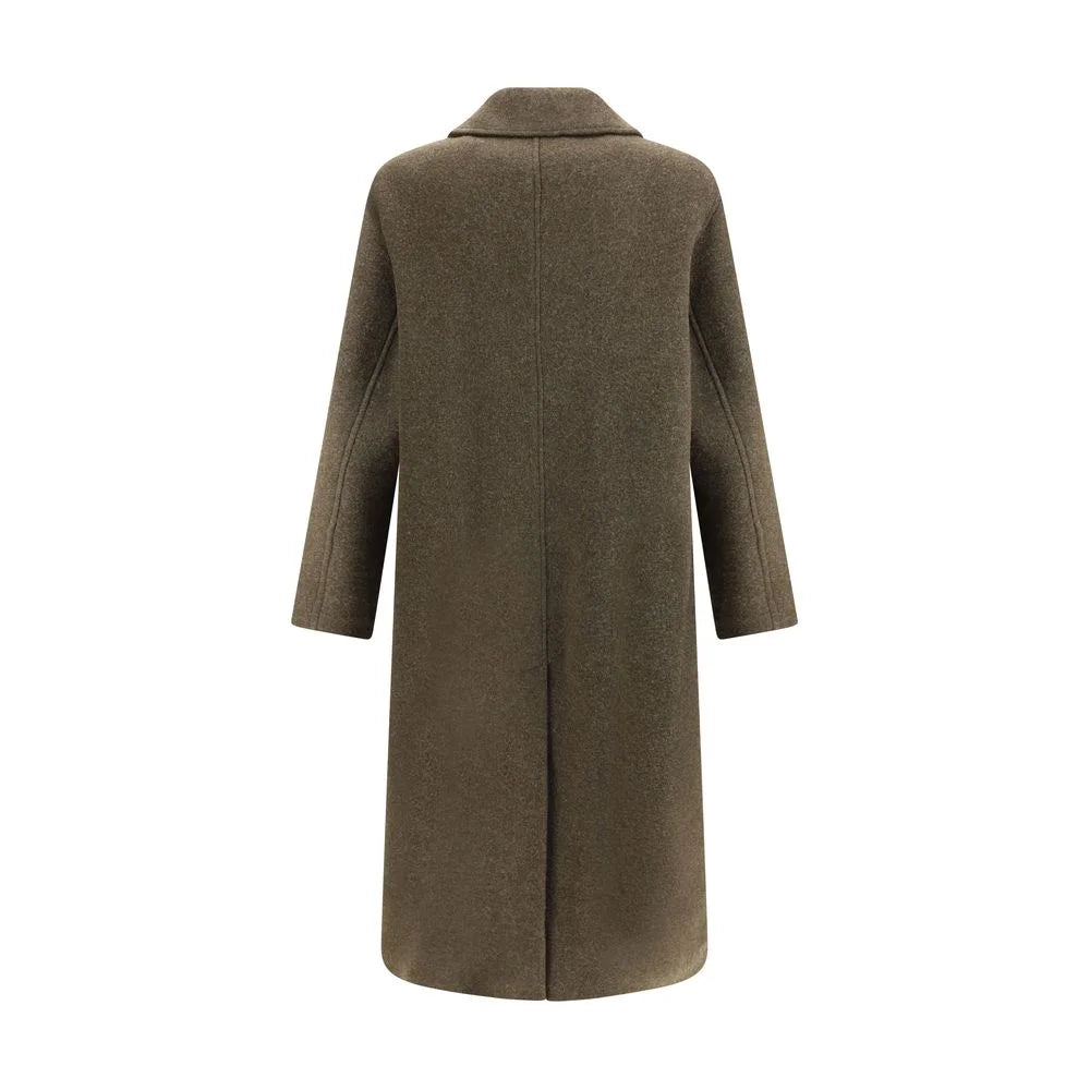 Sunflower Green Fleece Wool Coat - IT52 | XL