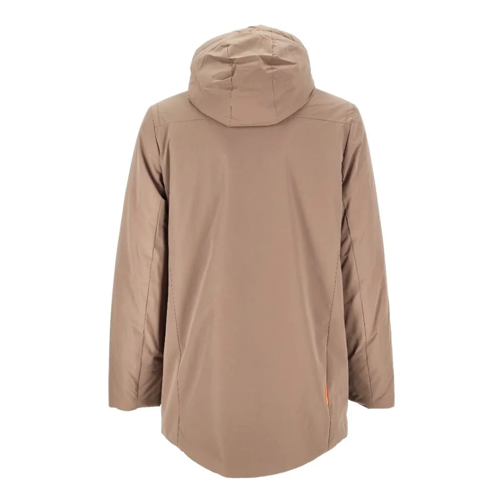 Suns Beige Polyester Jackets & Coat - Parkas