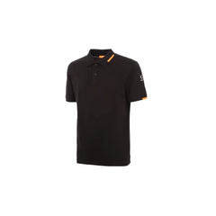 Suns Black Cotton Polo Shirt - Polos