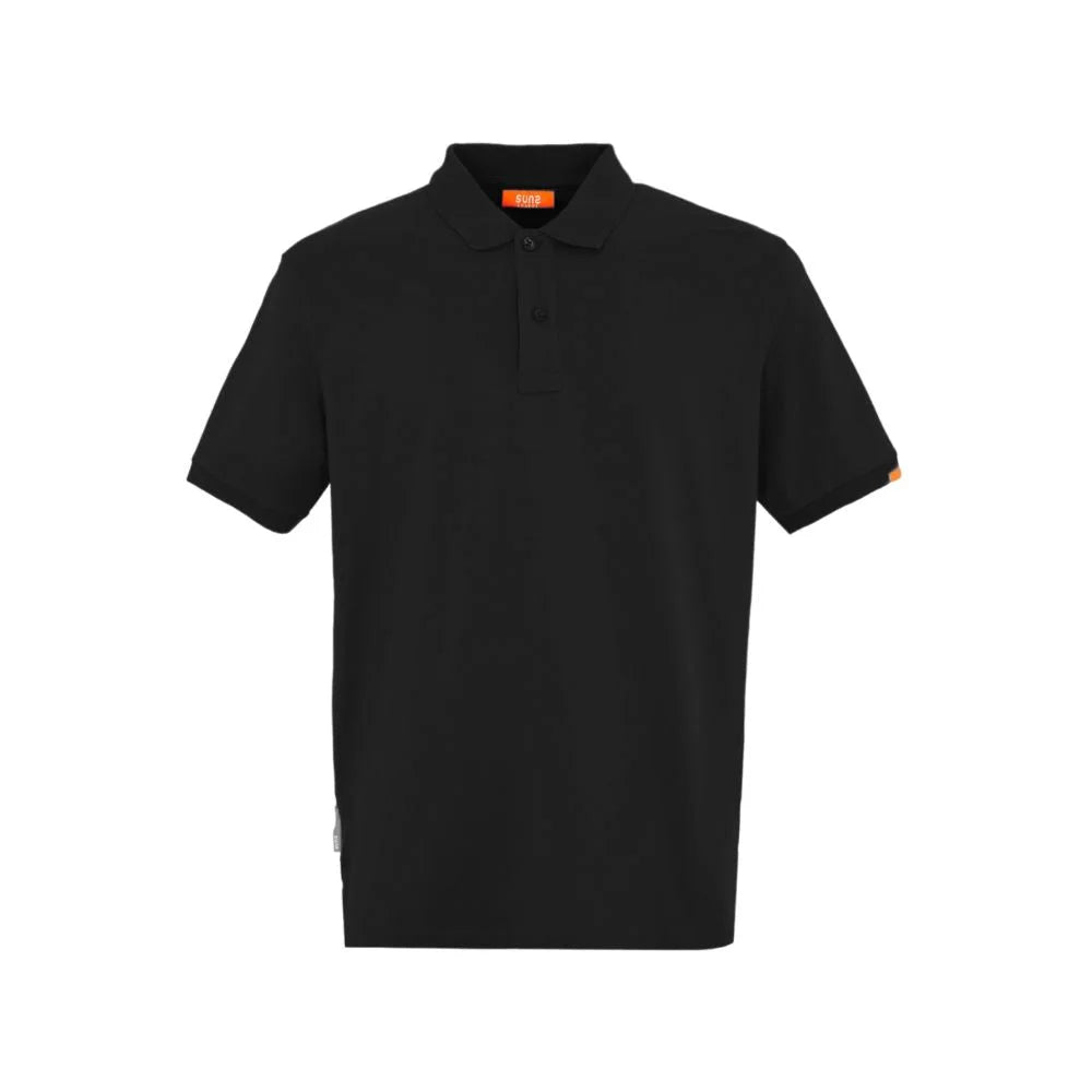 Suns Black Cotton Polo Shirt - XL - Polos