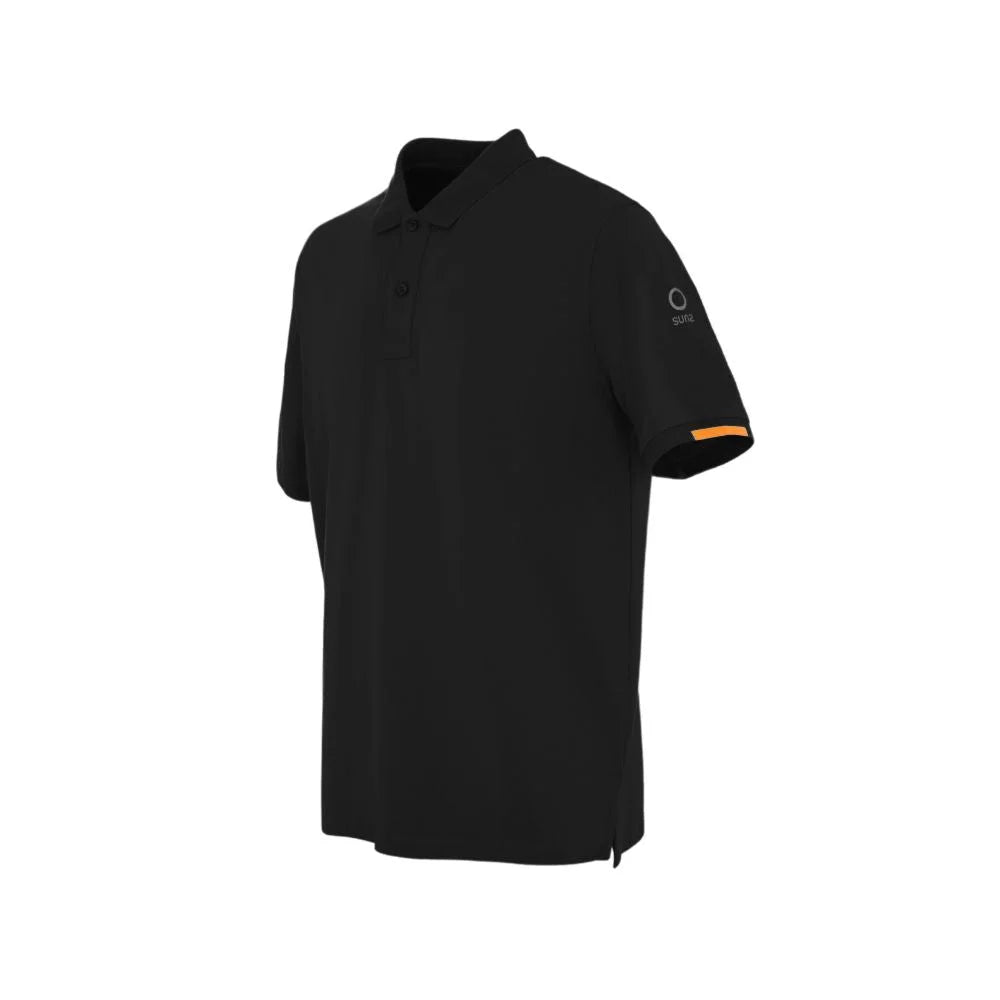 Suns Black Cotton Polo Shirt - XL - Polos