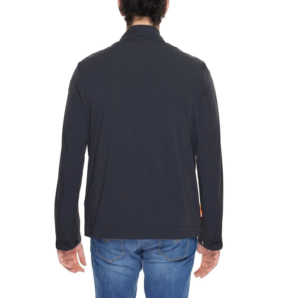 Suns Black Nylon Jackets & Coat - Sport Jackets