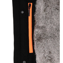 Suns Black Polyester Jackets & Coat - XXL