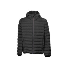 Suns Black Polyester Men’s Quilted Jacket