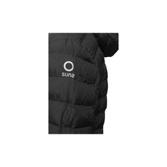 Suns Black Polyester Men’s Quilted Jacket