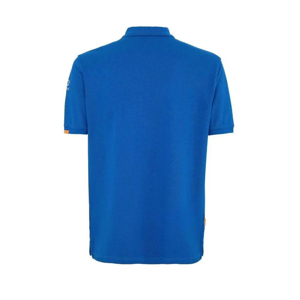 Suns Blue Cotton Polo Shirt - Polos
