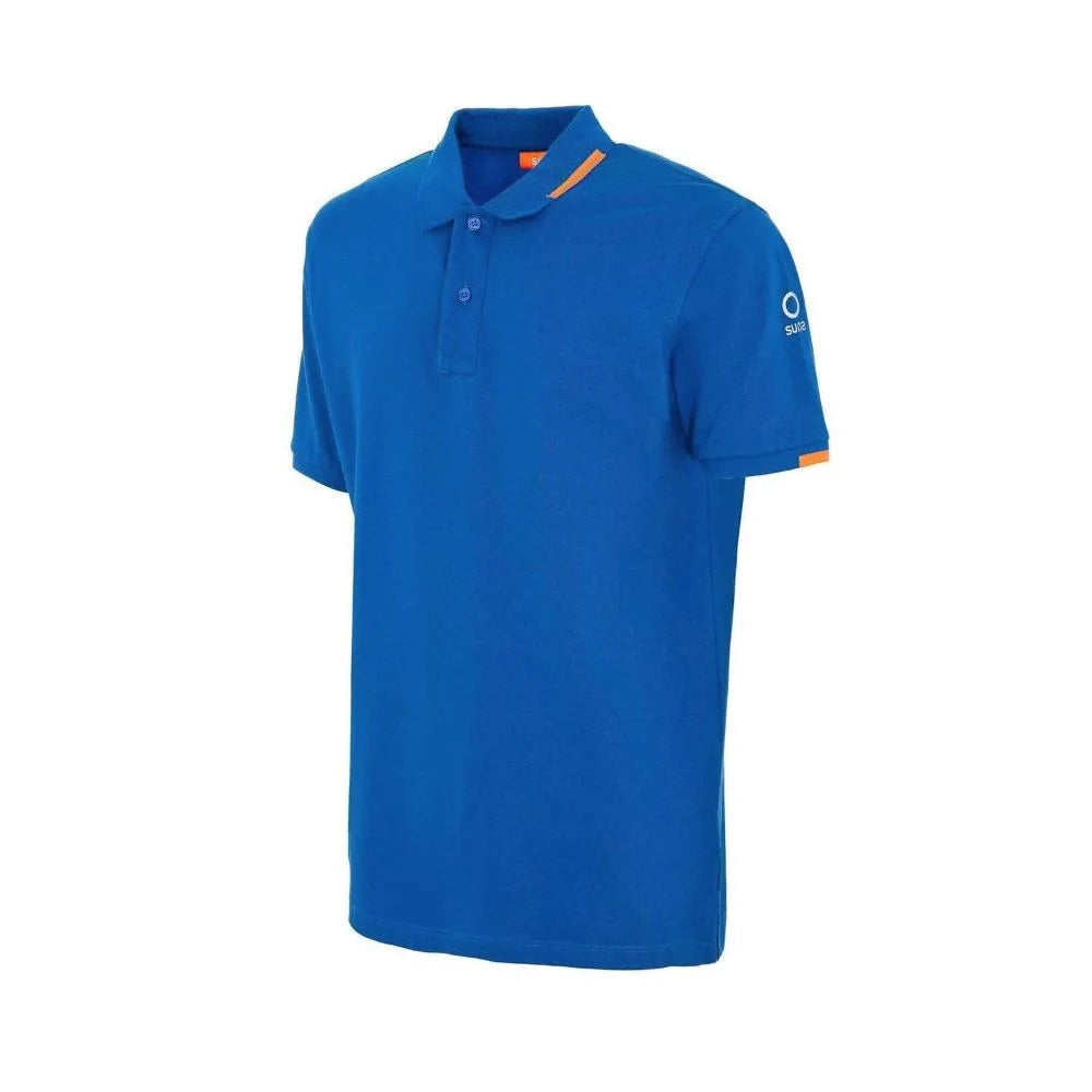 Suns Blue Cotton Polo Shirt - Polos