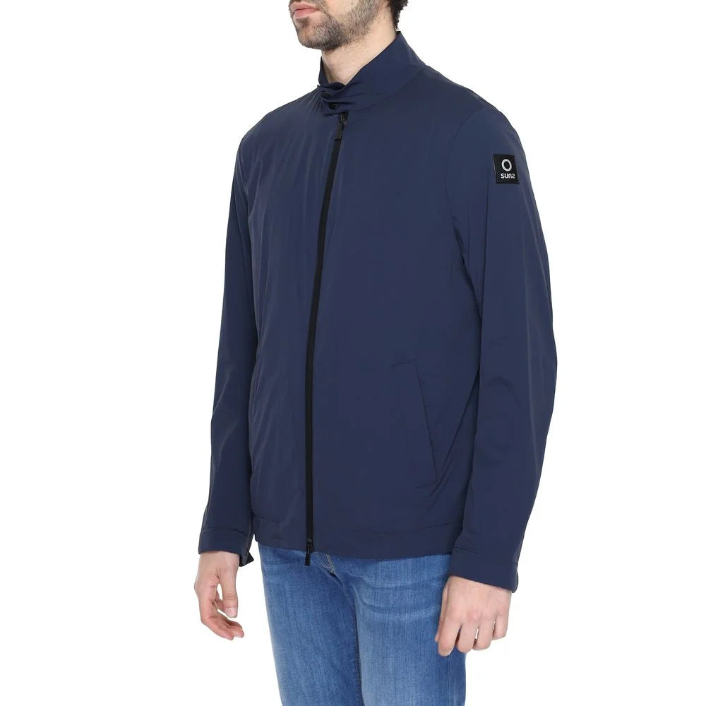 Suns Blue Nylon Jackets & Coat - Sport Jackets