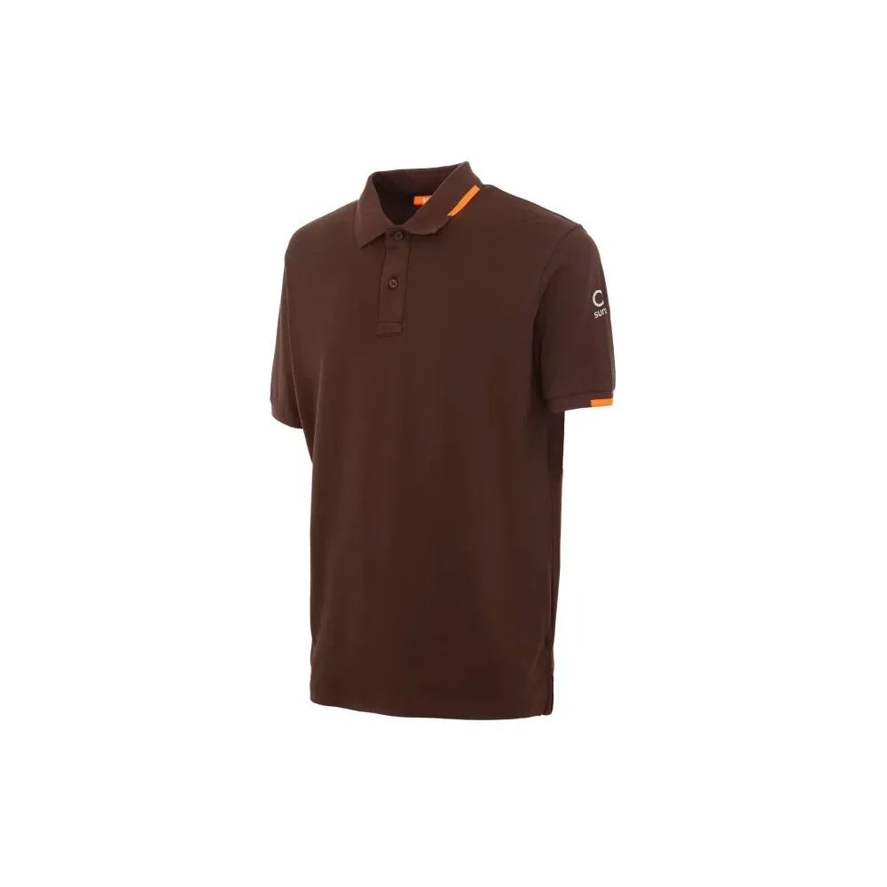 Suns Brown Cotton Polo Shirt - Polos