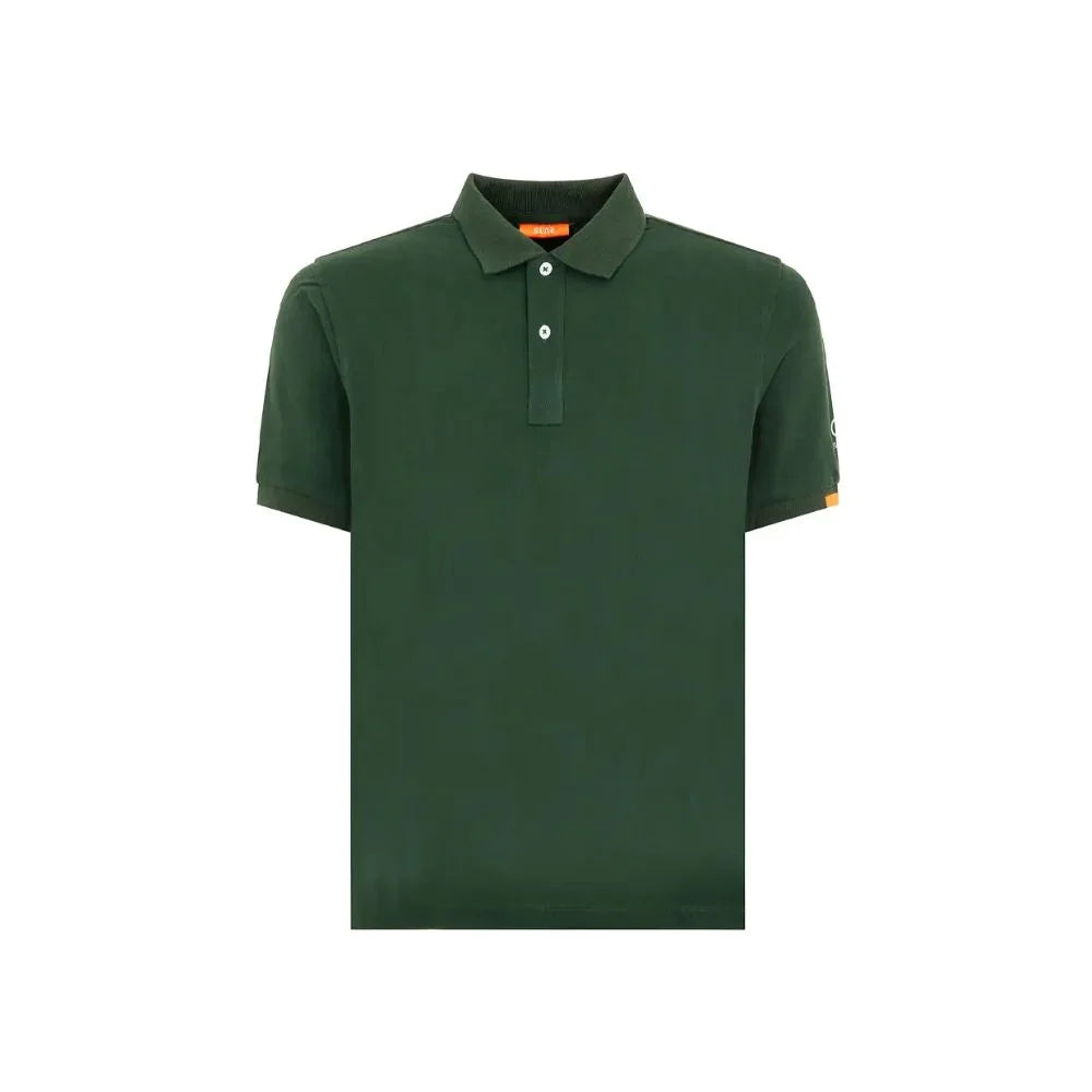 Suns Green Cotton Polo Shirt - Polos