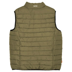 Suns Green Polyester Sleveless Jacket - Vests