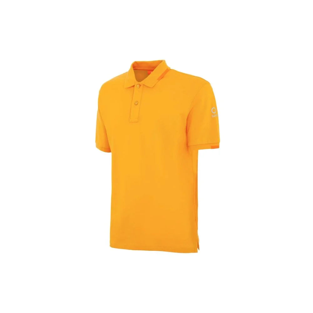 Suns Orange Cotton Polo Shirt - S - Polos