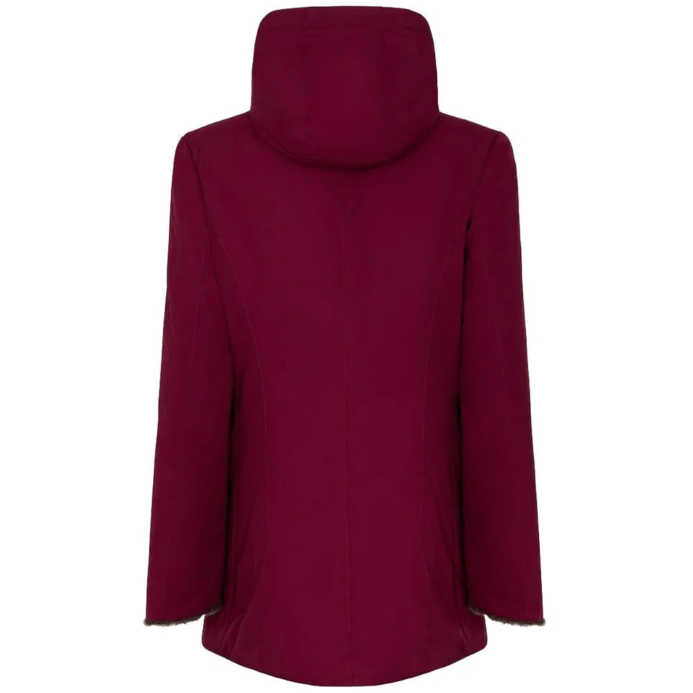 Suns Red Polyester Jackets & Coat - Parkas