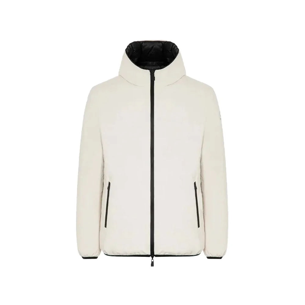 Suns White Polyester Jackets & Coat