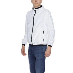 Suns White Polyester Jackets & Coat - Windbreakers