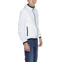 Suns White Polyester Jackets & Coat - Windbreakers
