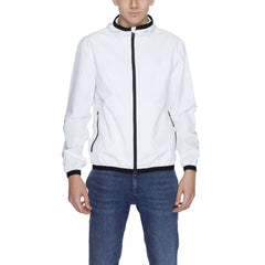 Suns White Polyester Jackets & Coat - Windbreakers