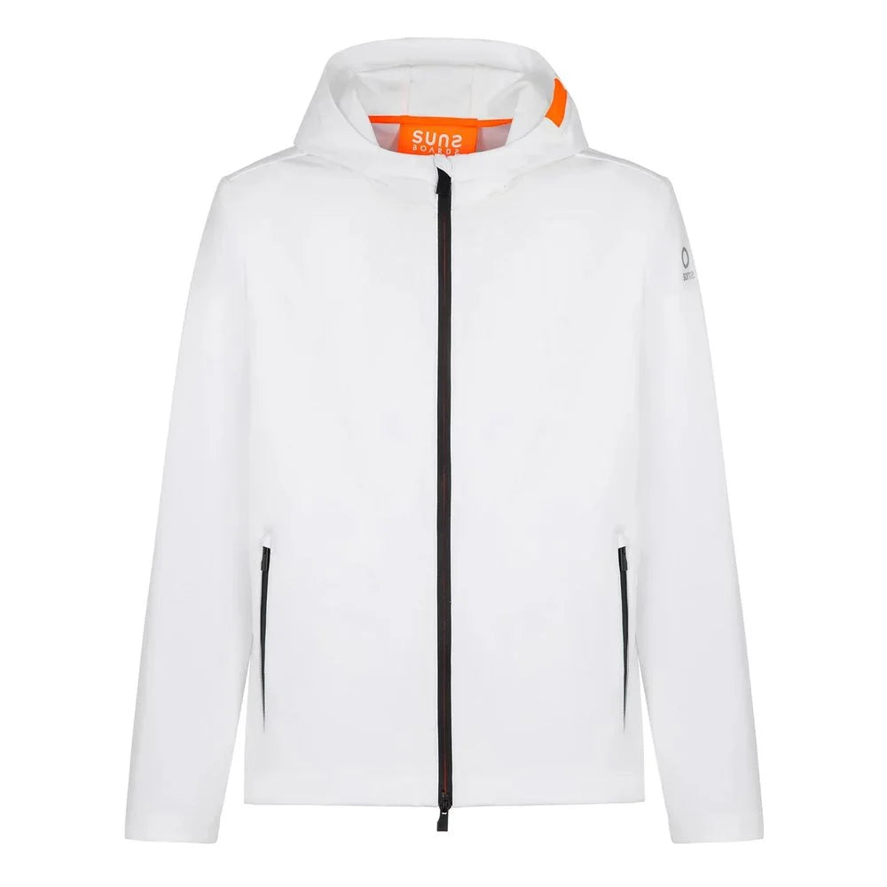 Suns White Polyester Men’s Jacket