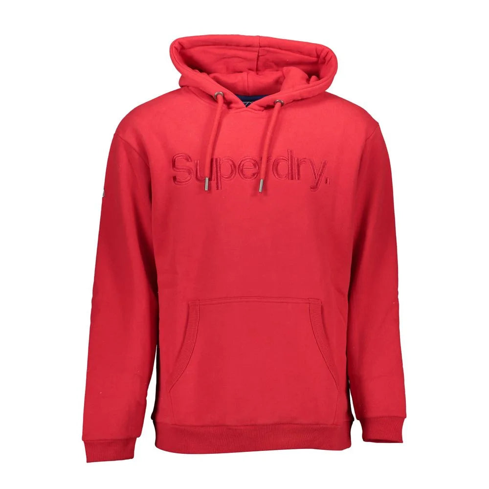 Superdry Red Cotton Men Sweater - XXL - Hoodies
